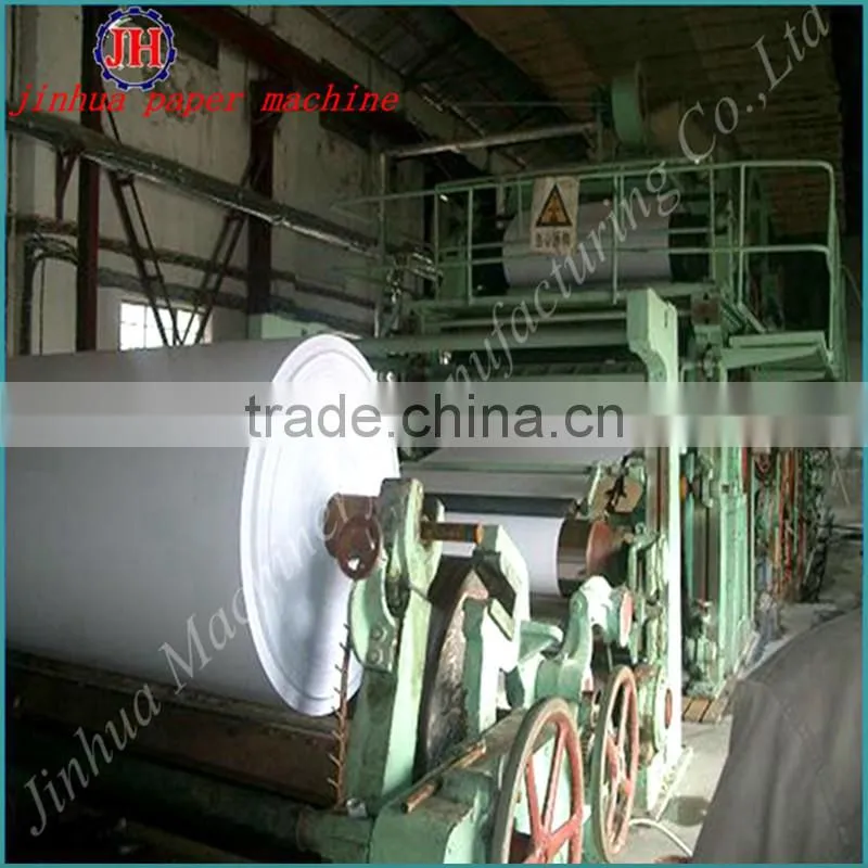 1575mm 15T/D Fourdrinier and Multi-dryer a4 Paper Machine, Paper Mill for Sale