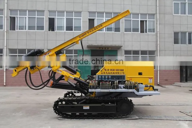 hydralic crawler mining rock drilling rig CTQ-G140YF