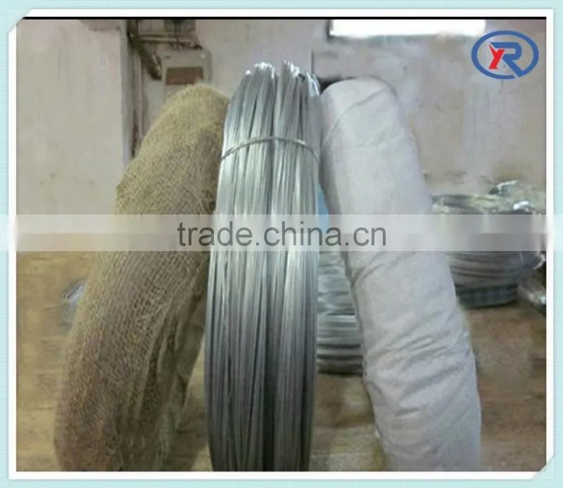ISO9001 galvanized iron wire 22# electro galvanized wire with low price
