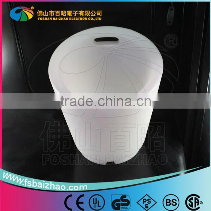 led illuminated ice beer bucket/ ice pail /ice vase for bar furniture