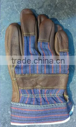 2015 new products leather work gloves