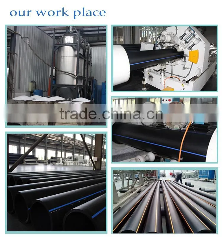hot sales black hdpe pipe dn25-1600mm for irrigation and agriculture