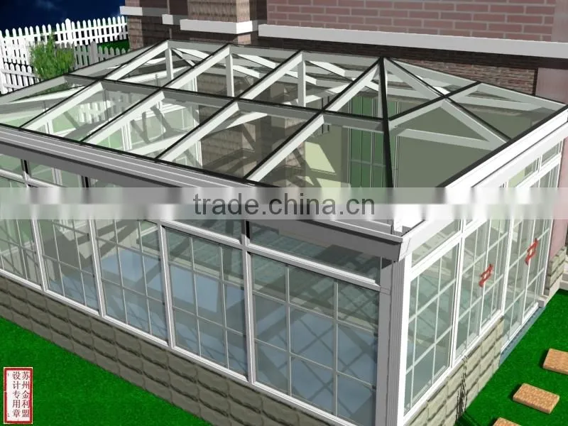 Sunroom Portable Sunroom Aluminium and Glass Sunroom with Modern Design