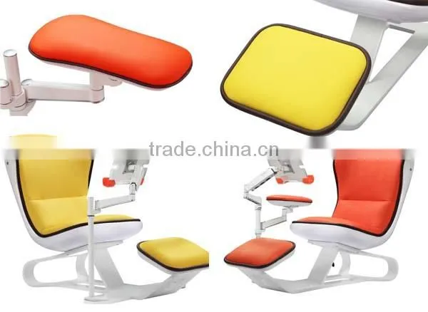 Ergonomic PU Massage Chair with Adjustable Arm Rest