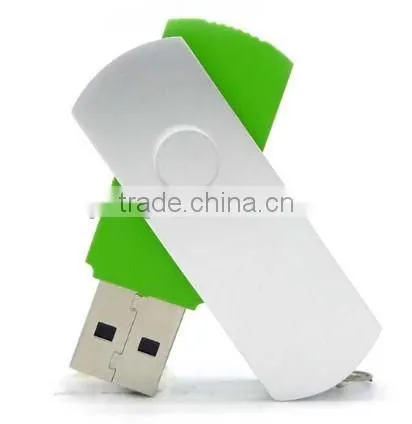 Rotary Metal USB flash driver/ metal clip swivel USB stick