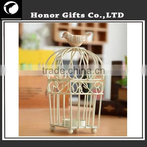 Popular Iron Craft Handmade Cheaper Bird Nest Candle Holder