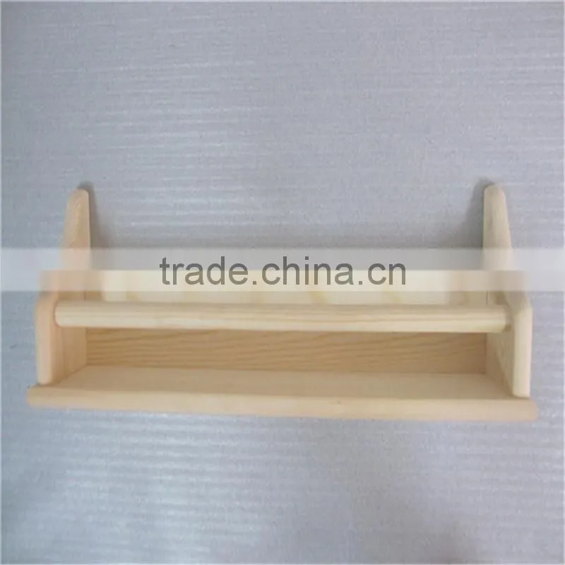 Nature modern furniture wall mounted wooden decorative floating wall shelf