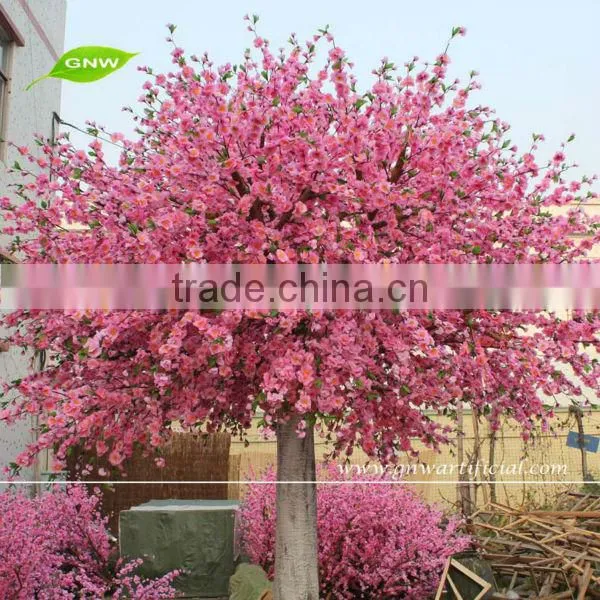 BLS014-9 GNW Artificial tree peach blossom 10ft pink color for wedding decoration