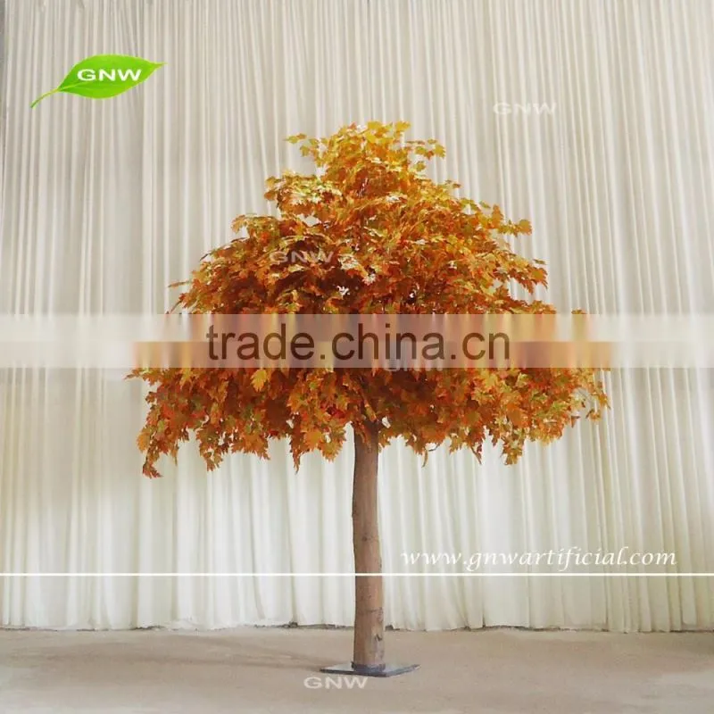 GNW BTR161031-002 New fashion High similation Artificial orange maple tree for sale