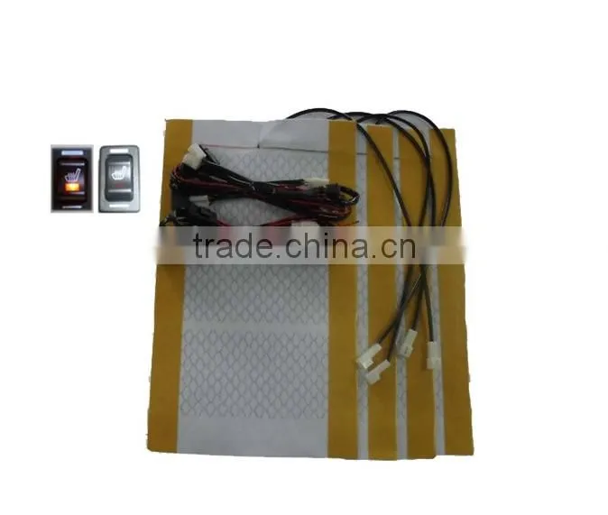 portable car seat &bck pad with on/high/low switch