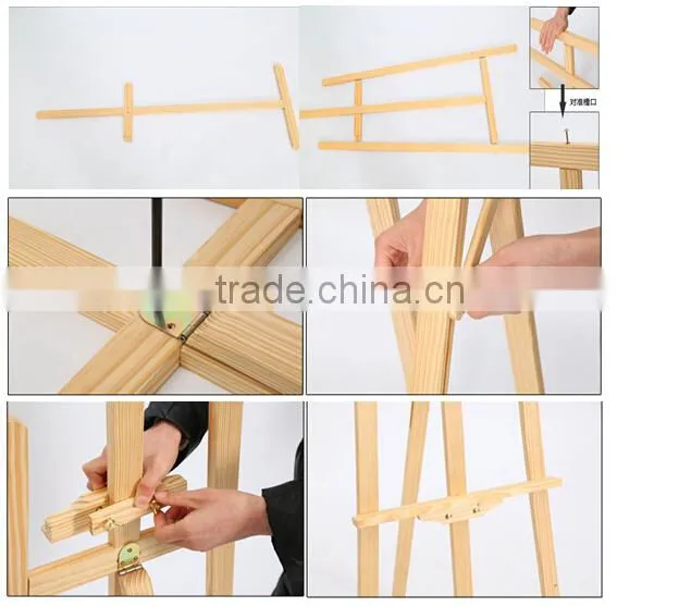 artist painting easel