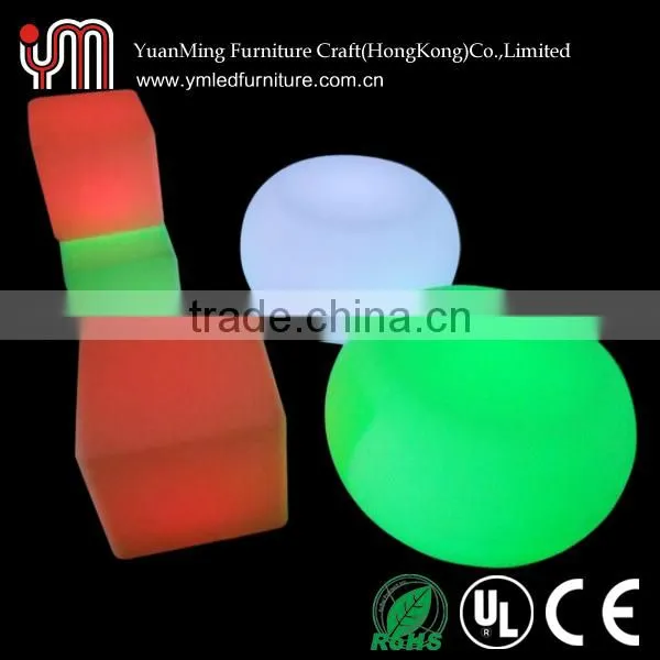 Cordless Rechargeable Curved Bench LED Stools
