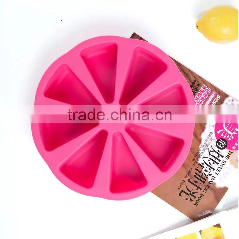 Large Round Silicone Cake Mould Slice Wheel Design Cake Tools