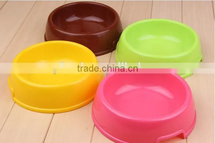 China Factory Round Dog Bowl Pet Feeding bowl disposable melamine dog bowl