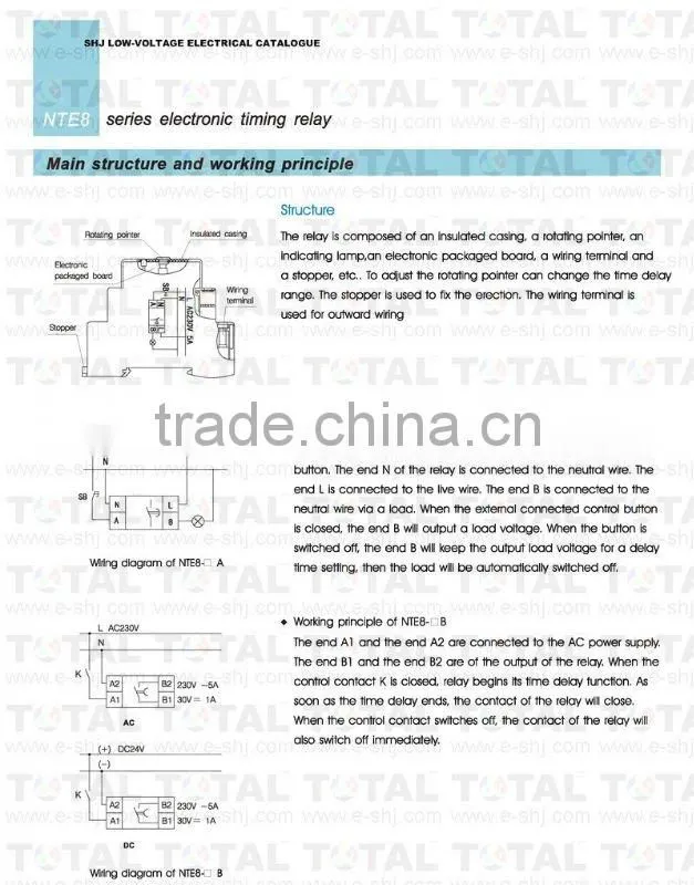 Electronic Timing Relay