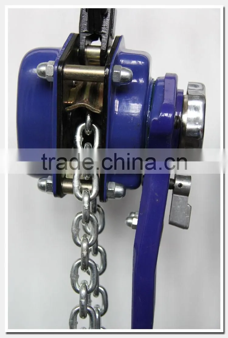 New technology lifting equipment pulley hand 1.5 ton chain hoist