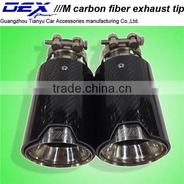 B-MW muffler tip car accessories M exhaust muffler carbon fiber exhaust tip