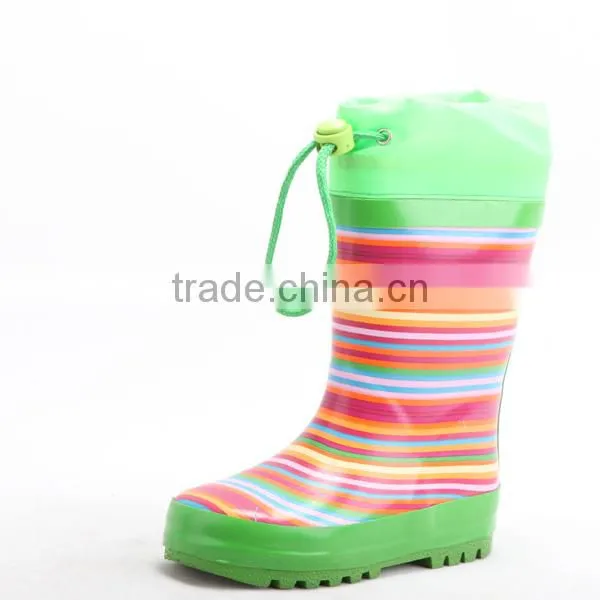 children warm rubber rain boots