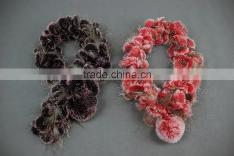 High Quality Knitted Rex-Rabbit&Fox Scarf