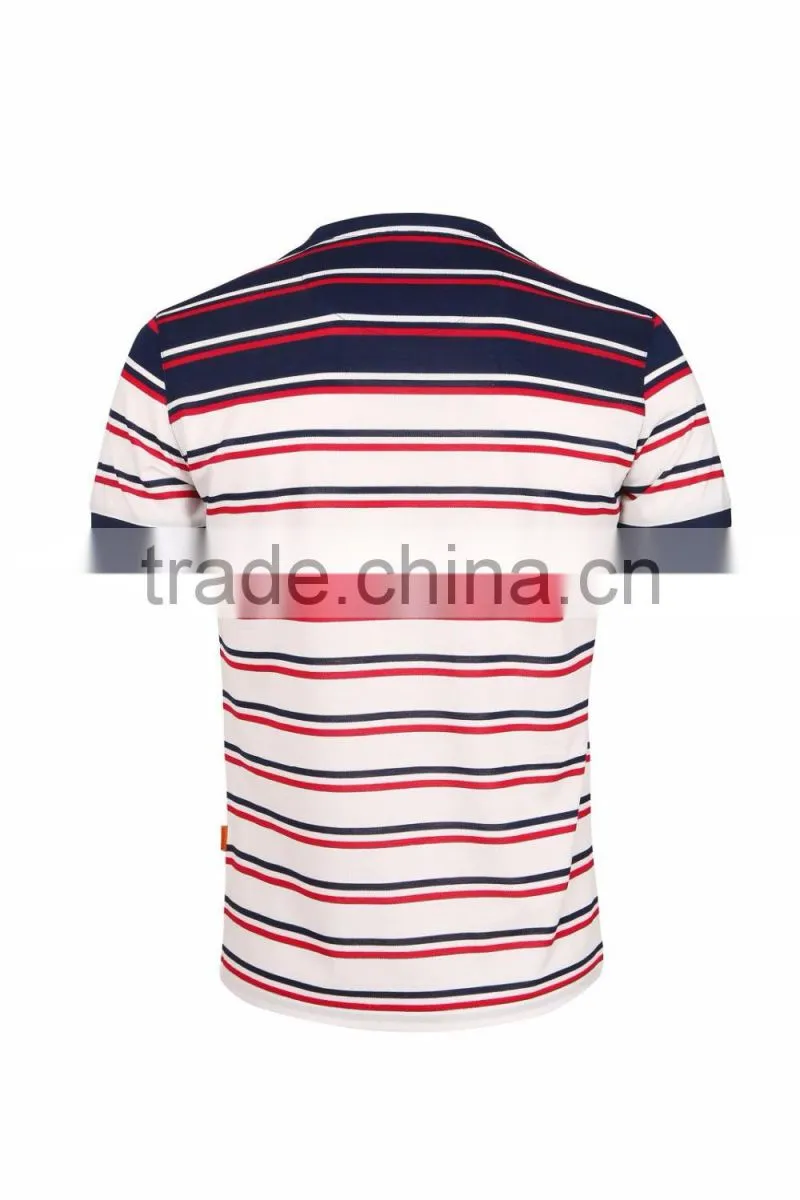 mens fashion comfort color combination plain cotton t shirt
