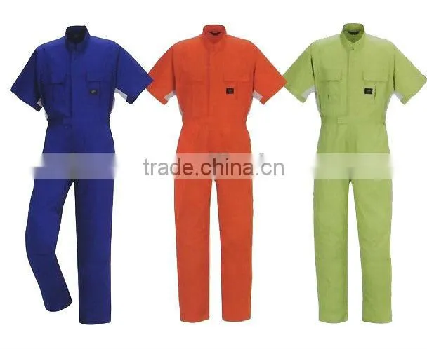 High-visibility FR working coverall with reflective tape