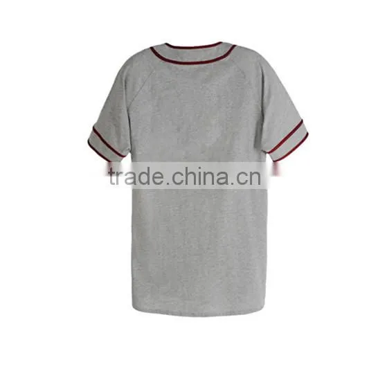 Cannda baseball buttons shirt baseball jersey wholesale for men