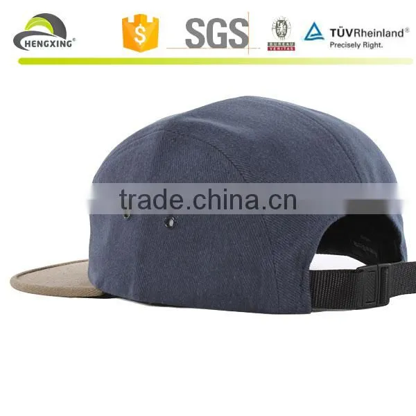 High quality stylish two tone custom 5 panel camp cap
