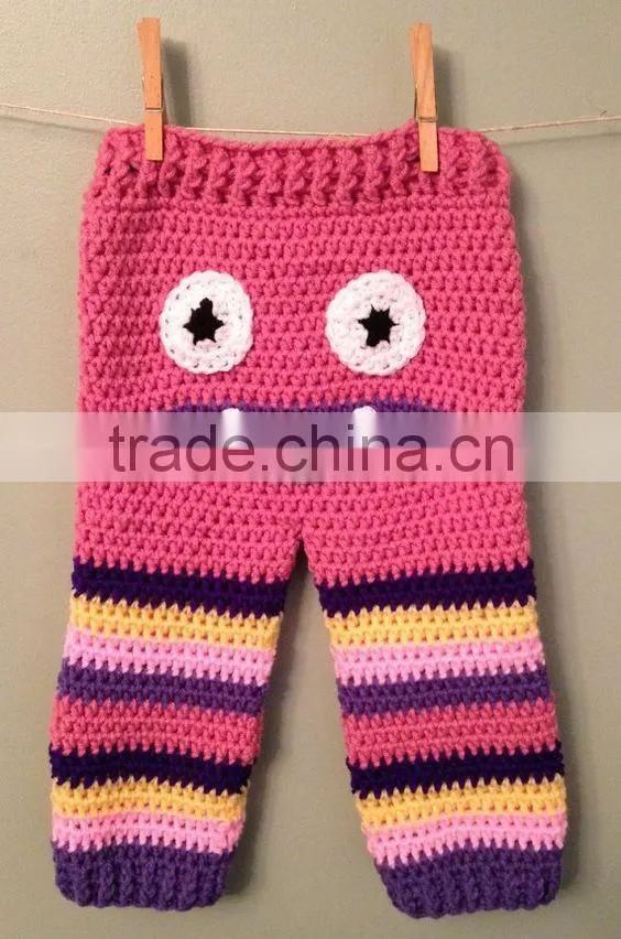 2016 New design pants winter baby wool pants adult baby pants
