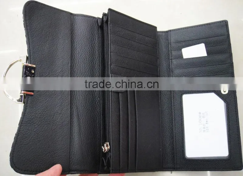 New hot Lady pu leather wave zigzag glitter hot wallet