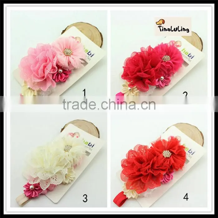 2015 new 1.5X 36 cm latest hairband designs baby headband girls hair accessories TLLC-46