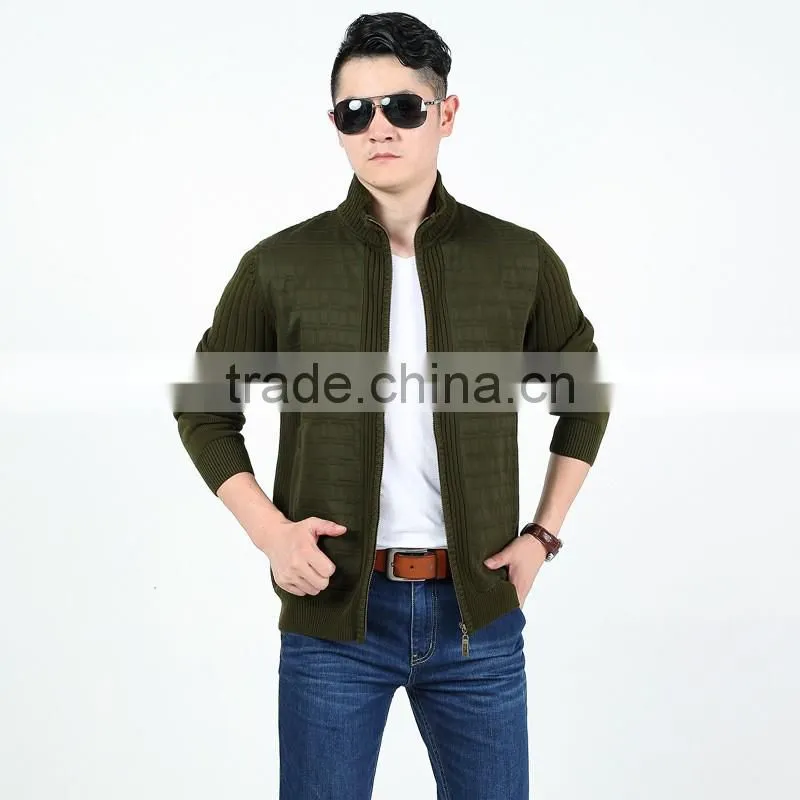 Fashion Design Custom Logo Mens Military Uniforms Olive Green Jacket