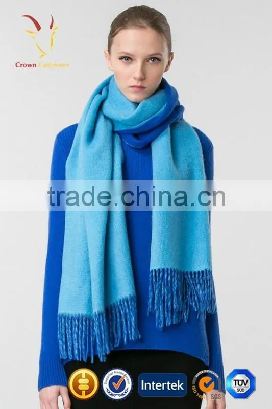 Latest Tassel Pure Mongolian Cashmere Scarf 100% Cashmere Scarf For Women