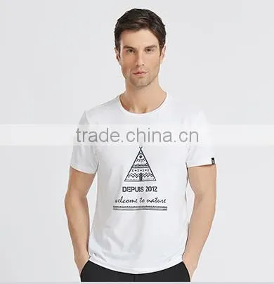 plain machine washable man t-shirt with high quality