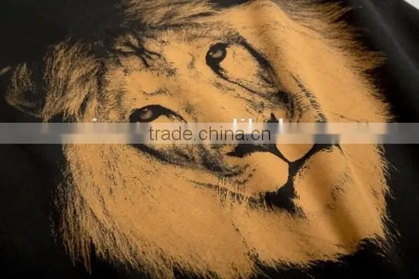Top Selling Hiphop/Lion/Bones Digital Printing Casual Breathable O-Neck T-Shirt Printing T-shirt