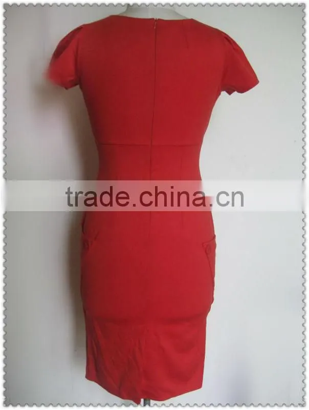 2013 hot sale ladies formal bodycon Pencil Dress F110