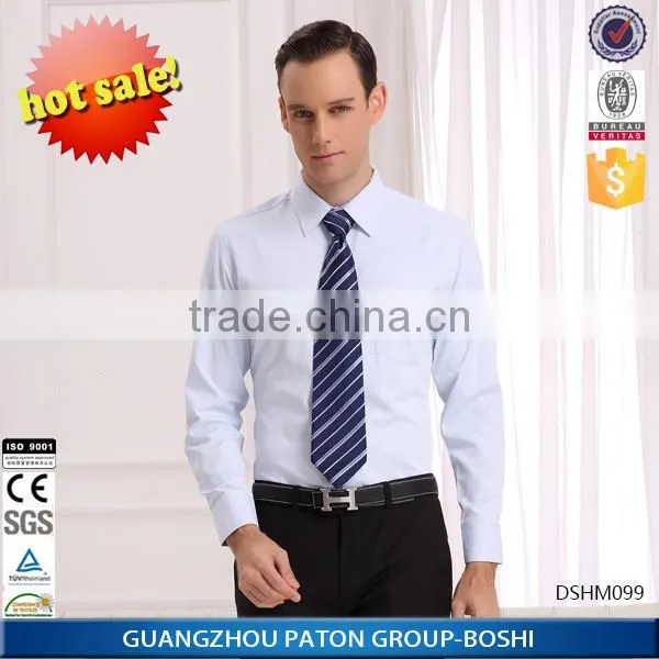 Custom 100% Cotton White Pant Shirt New Style Pant Men's Dress Shirt Design