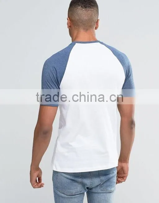 T-Shirt With Contrast Raglan Sleeves