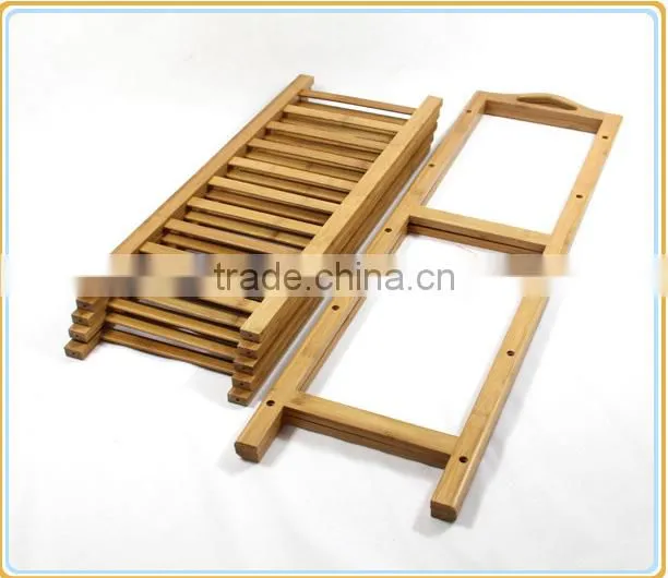 2015 cheap hot selling wooden bamboo shoe racks