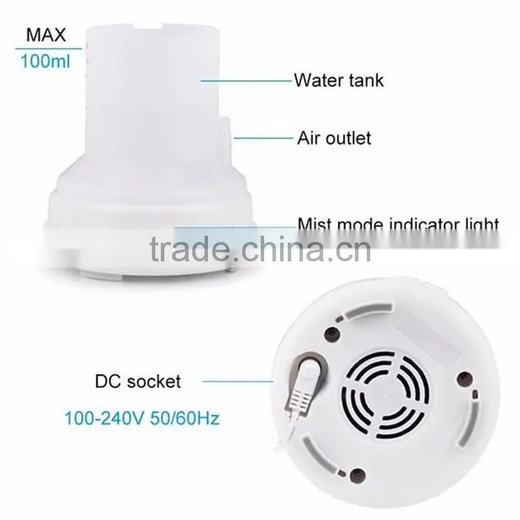 Color LED Light Aromatheraphy Humidifier smoke humidifier with aroma function