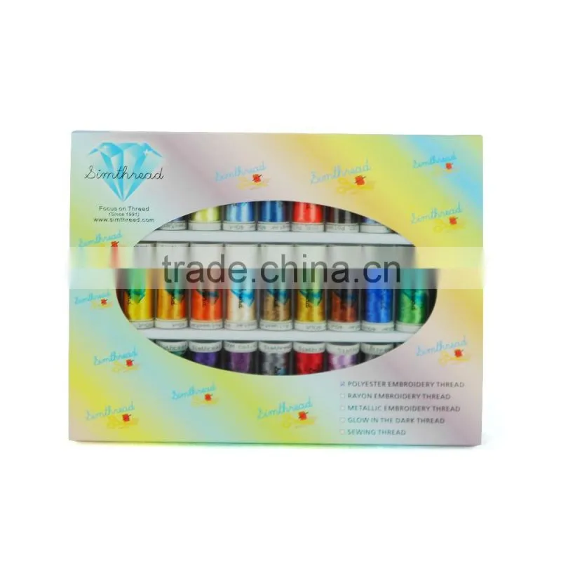 Superior Quality Polyester Embroidery Thread 200 Meters Per Spool