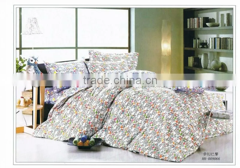 100% Cotton, C128x68, Percale Printed Twin Size Home Qult Cover