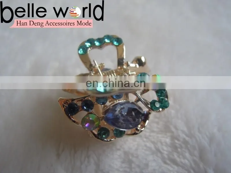 High Quality Jewel Mini Rhinestone Hair Claw Clip