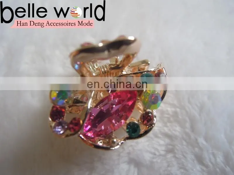 High Quality Jewel Mini Rhinestone Hair Claw Clip