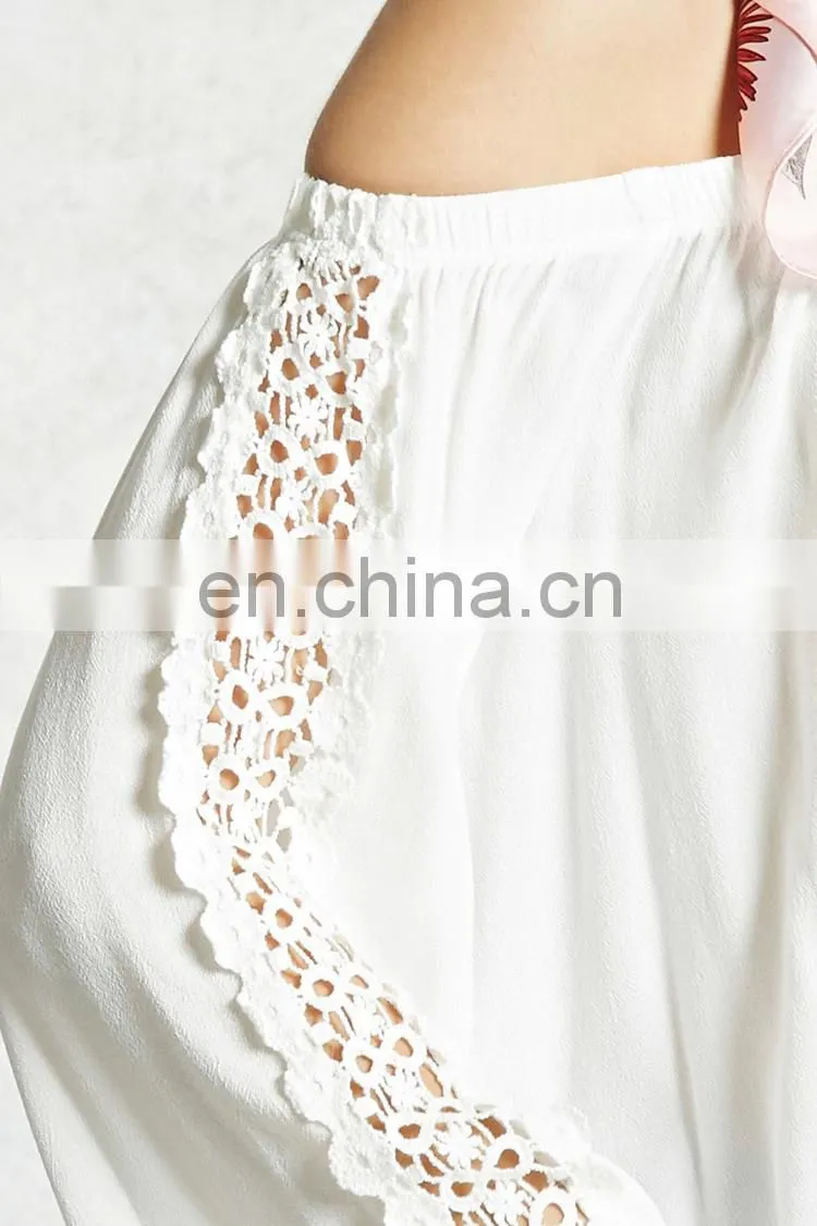 OEM Factory Sale Women Wear Clothes Off Shoulder Top Hot Sale