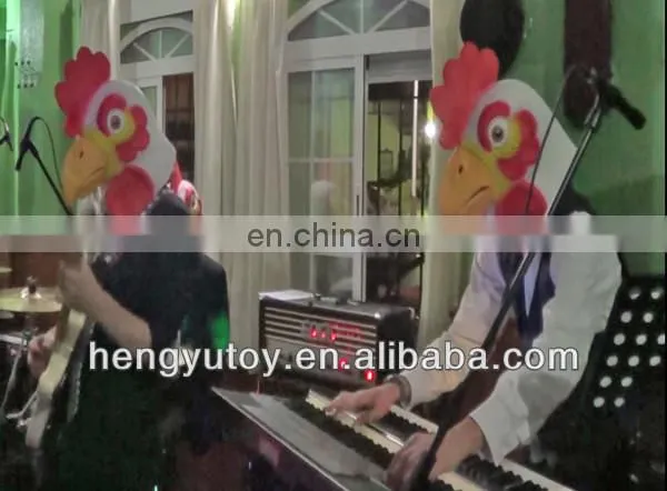 Worldwide Famous Brand Most Professional Design Novelty Full Head Latex Animal Mask Chicken Mask