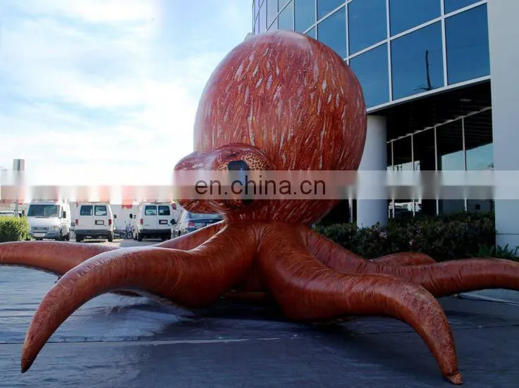 giant Inflatable octopus sea animal model for promotion