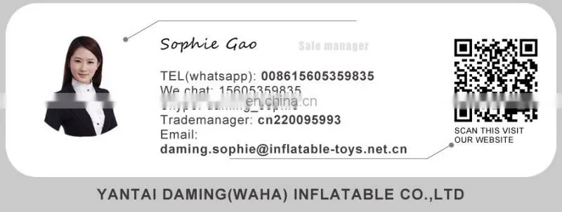 Outdoors promotional5m inflatable advertising billboard wall