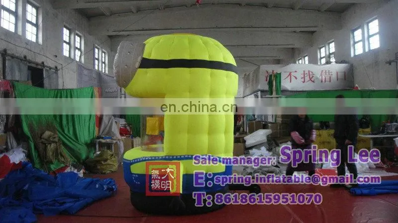 2.5m high inflatale catch money machine / inflatable lucky cat