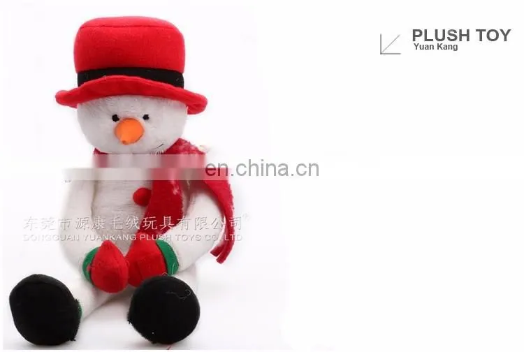 2016 New christmas gift cute snowman plush toys