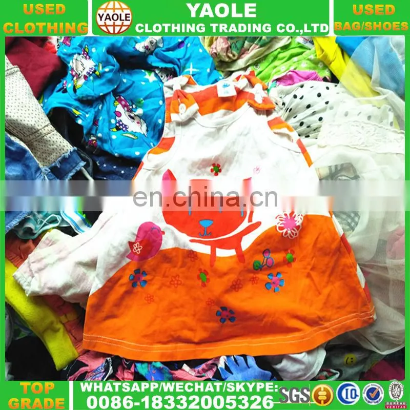 children summer high quality china used clothing